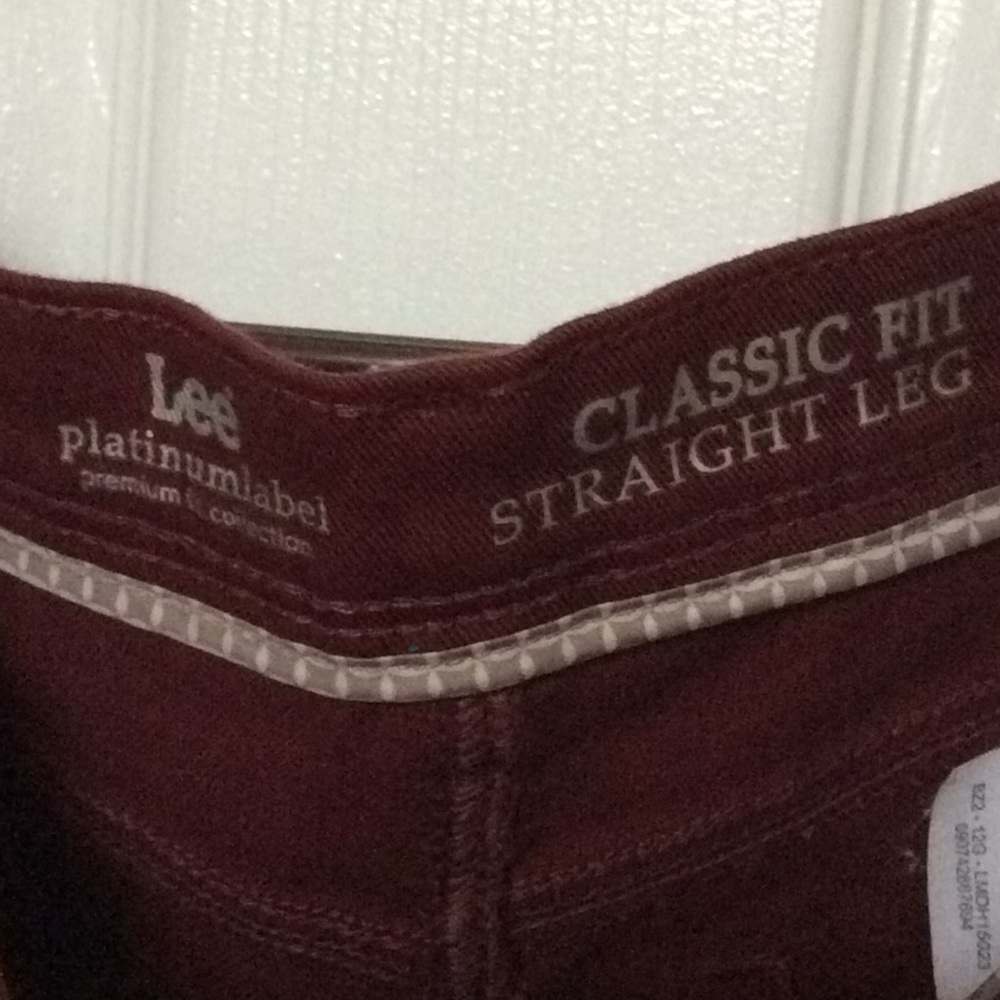 Cranberry colored lee jeans - Picture 4 of 8